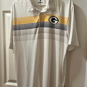 Green Bay Packers Football NFL Polo Shirt LRG Sports Golf RARE Fashion Outdoors